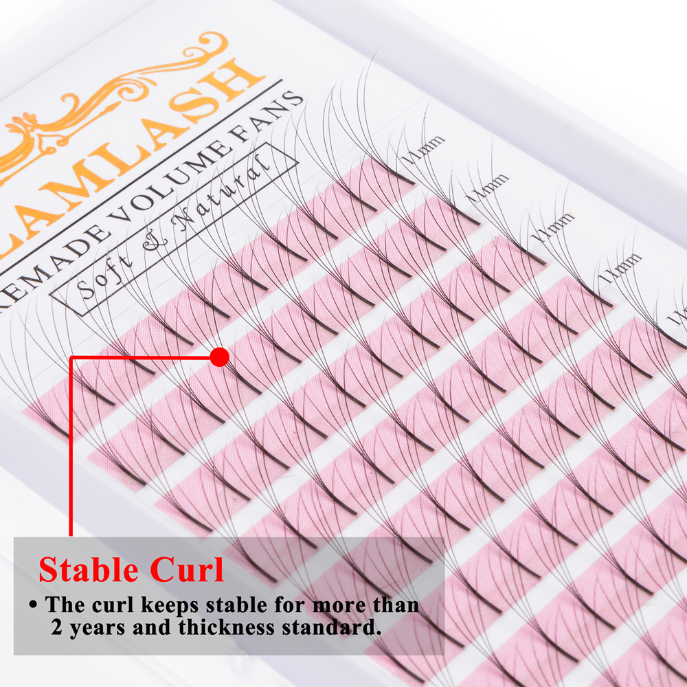 GLAMLASH 2D-6D premade volume  - Eyelash Extension Korea Natural review and price