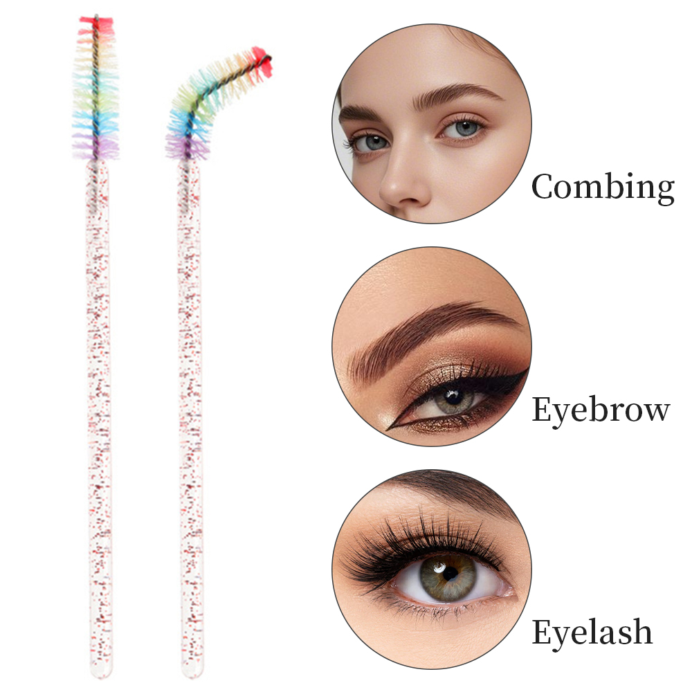 50PCS Rainbow Crystal Eyelash  - Eyelash Extension Class review and price